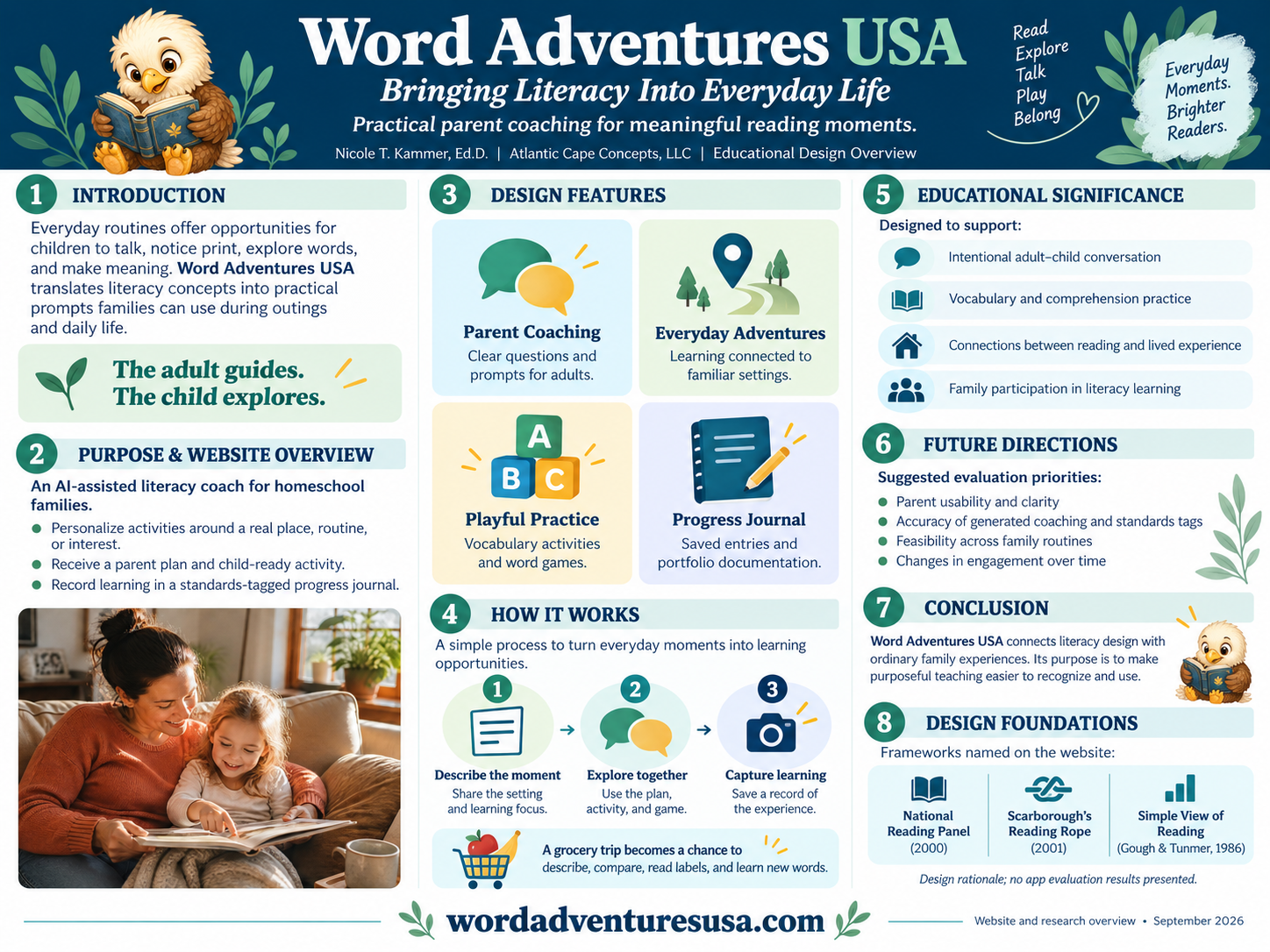 Word Adventures USA — educational design overview case study