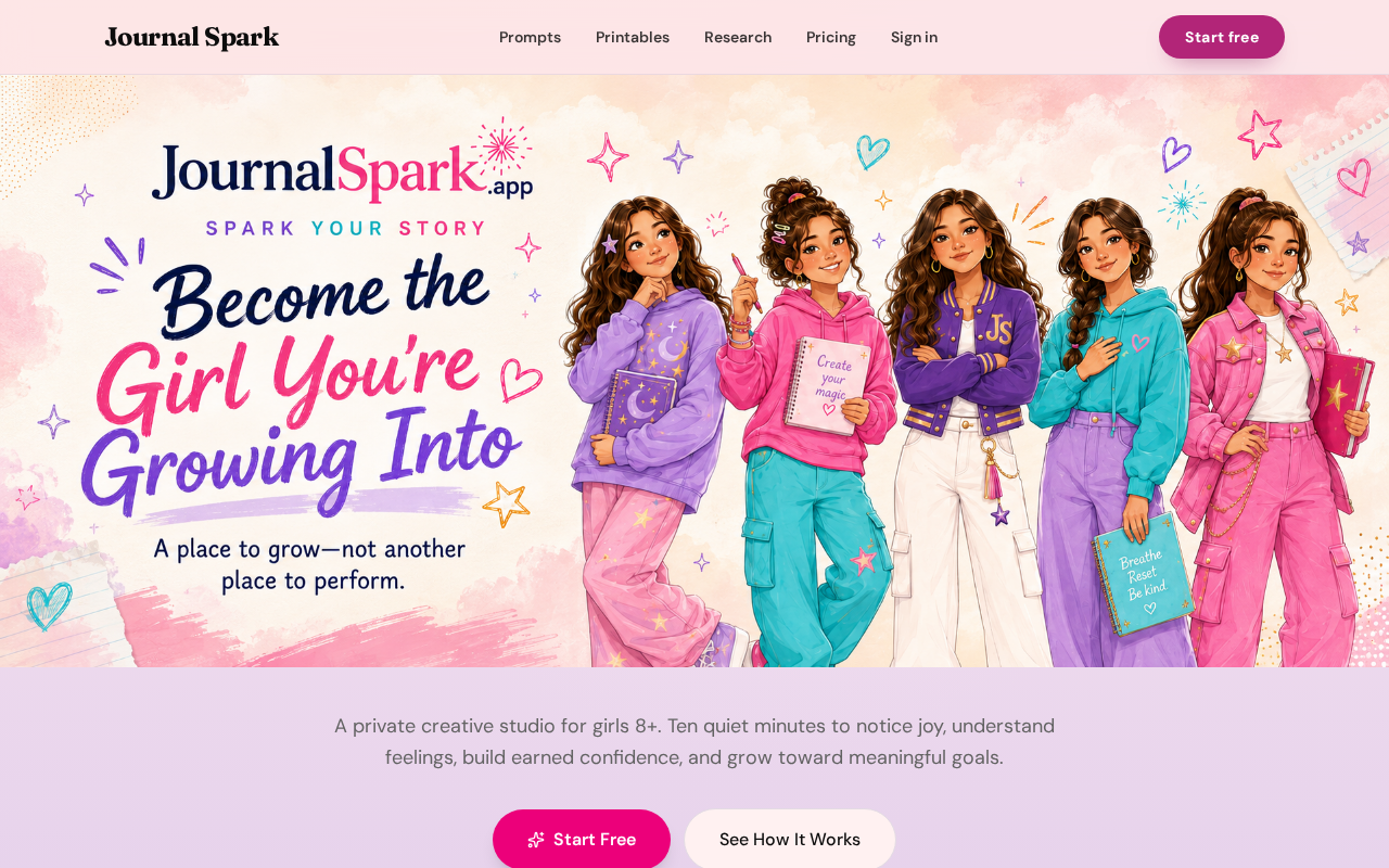 Journal Spark website
