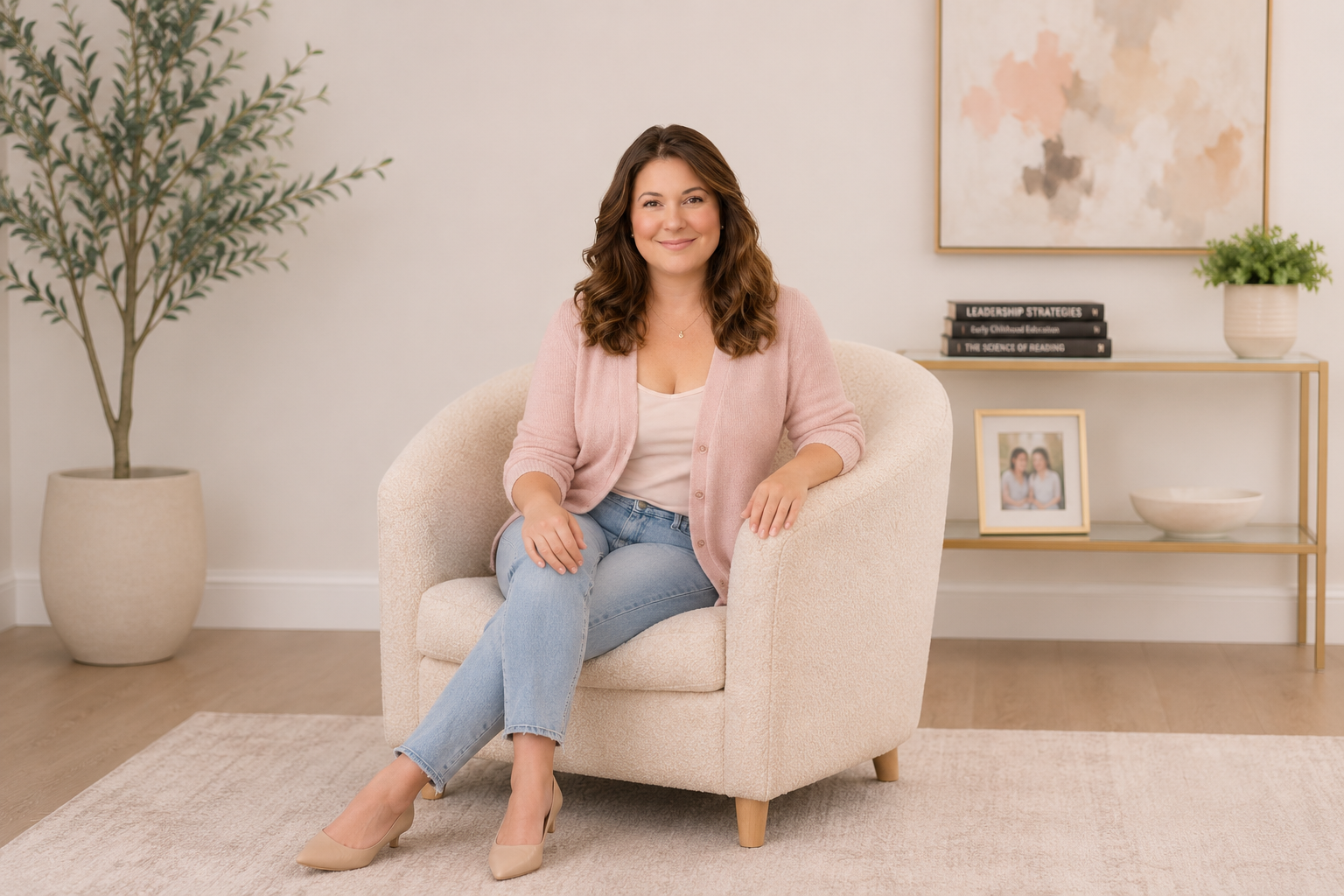 Portrait of Dr. Nicole Terese Kammer seated in a chair